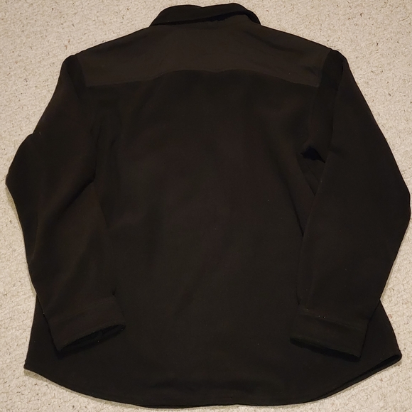 Vintage Columbia Men's Black Casual Button-Down Shirt - Picture 2 of 4